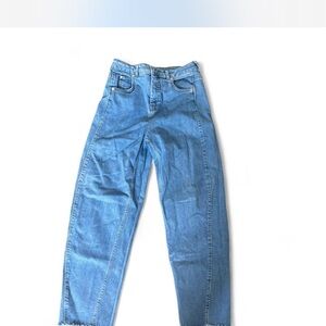 Whistles Light Wash Barrel Leg Jeans